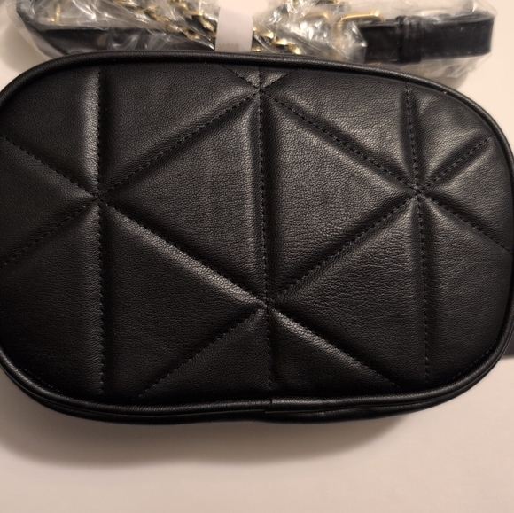 BEBE Purse Zaza Camera Crossbody Bag - Black Rhinestone NWT - Picture 5 of 8